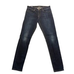 Lucky Brand Jeans Women's Size 6/28 Stella Skinny Dark Wash Ankle Mid Rise